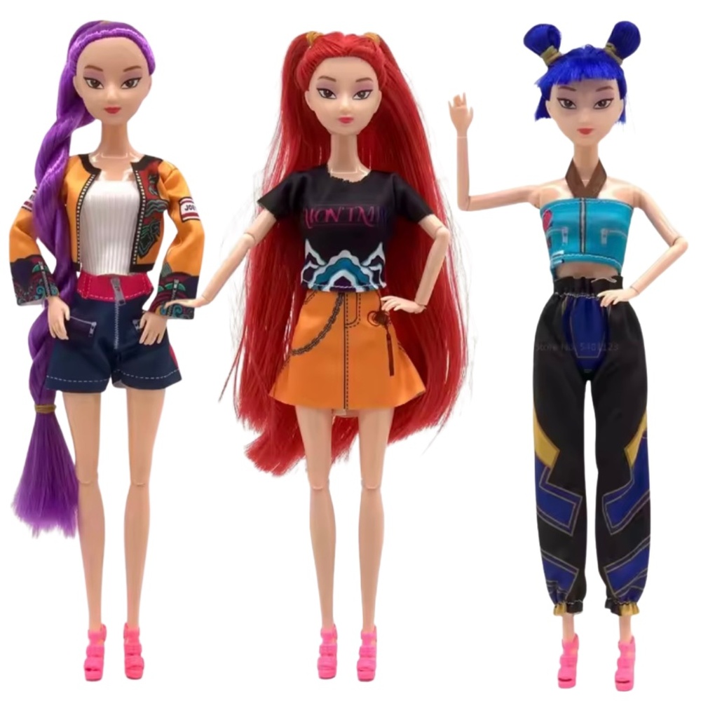 3PCS Kpop Demon Hunter Doll Set Sings 11.8" Figure USA Seller Fast Ship - Picture 6 of 8